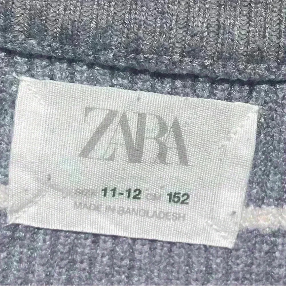 Zara crop sweater SZ 11-12 - Picture 3 of 4